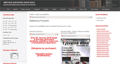 Desktop Screenshot of knihovna.novarole.cz